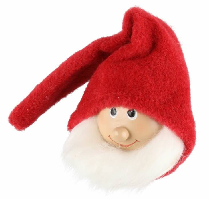 Tonttu iloinen 15cm WINTERIA - Seasonal decorations - 169094 - 1