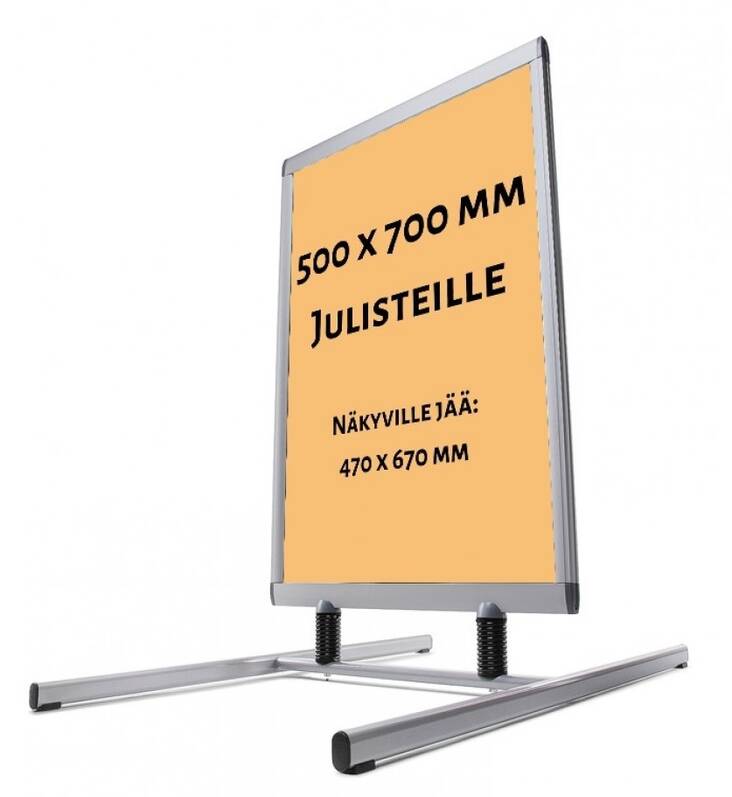 Ulkomainosteline 50x70cm tuulenkestävä - Ulkomainostelineet ja muovit - 130514 - 1