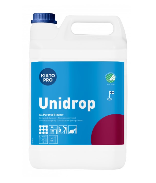 Yleispuhdistusaine 5L KIILTO Unidrop - Yleispuhdistusaineet - 162744 - 1