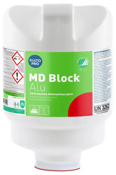 Astianpesuaine 4,95kg KIILTO MD BlockAlu - Astianpesuaineet ja keittiön puhtaus - 184824 - 1