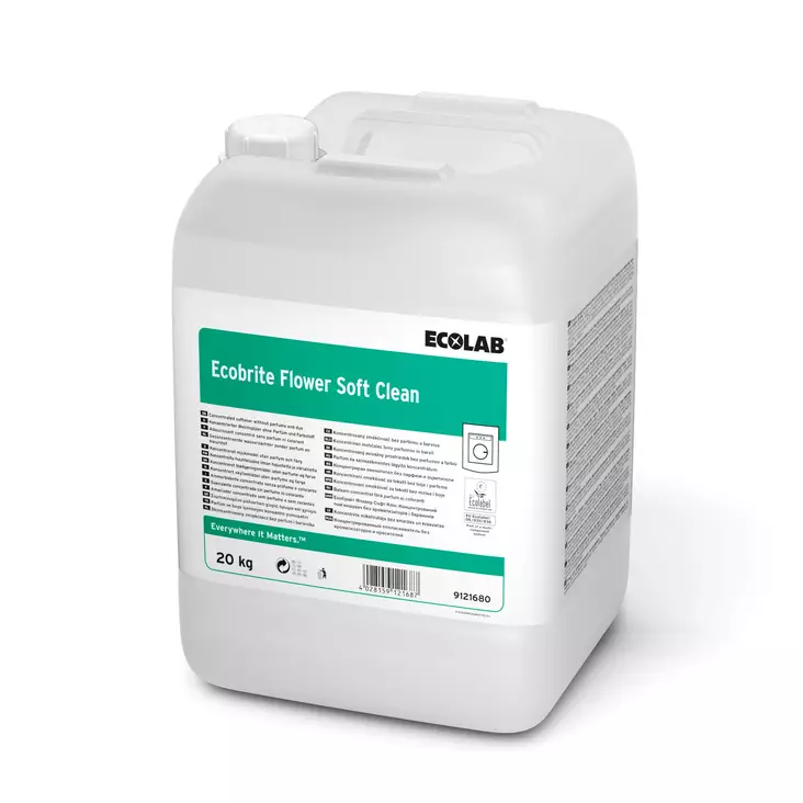 Huuhteluaine 20kg Ecobrite Flower Soft Clean - Textile cleaning and maintenance - 162654 - 1