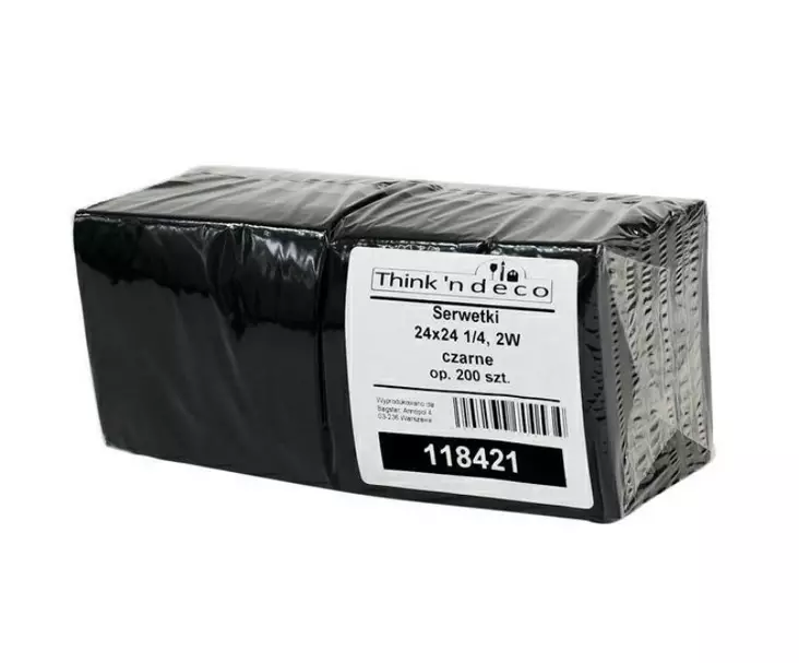 Lautasliina 24x24cm 1/4 Think 'n Deco - Servietit ja lautasliinat - 181084 - 1