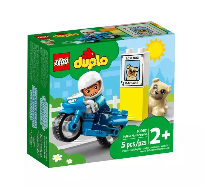 Poliisimoottoripyörä LEGO Duplo Town - Legot - 184624 - 1