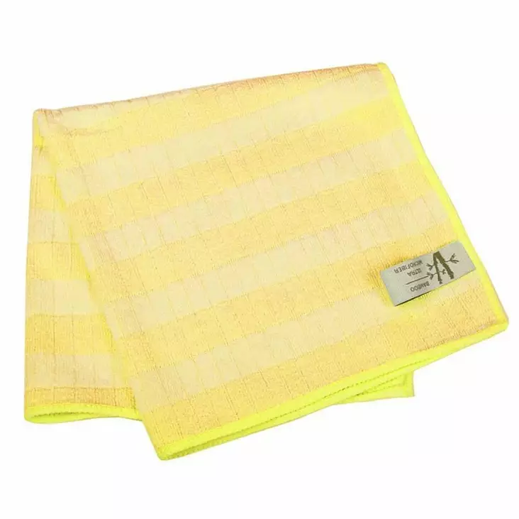 Keltainen, bambu, 38x38cm - Microfiber towels - 187974 - 1