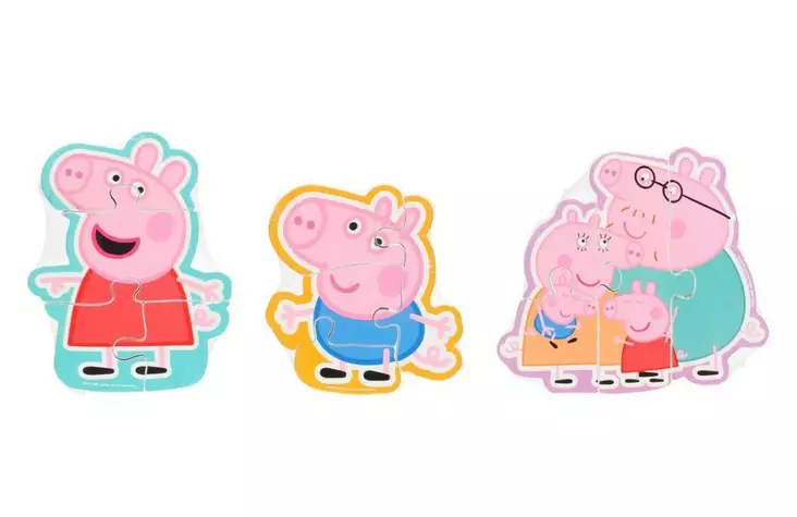 Palapeli 3 palaa Pipsa Possu - Palapelit - 186964 - 1