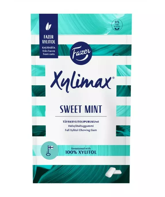 Purukumi 80g FAZER Xylimax Sweet Mint - Xylitol Pastilles ja Chewing Gums - 188414 - 1