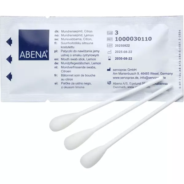 Suunhoitotikku sitruuna 10cm ABENA - Aputarvikkeet - 183284 - 1