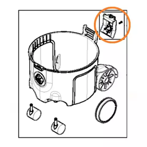Parking Clip - Vacuum Accessories - 189214 - 1