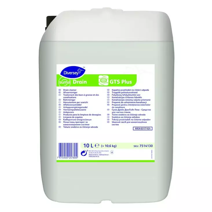 Viemärinpuhdistusaine 10L SUMA Drain - Grease and stubborn dirt removers - 183664 - 1