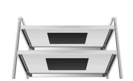 Hyllyvaunu 3 hyllyllä RST - Esitetelineet ja tarvikkeet - 174385 - 2