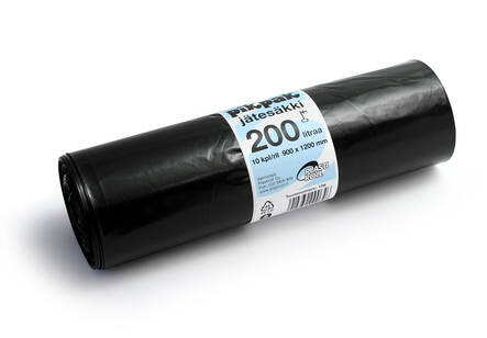 Jätesäkki 200L LD-PE PIKPAK leveä - Jätesäkit - 161375 - 1