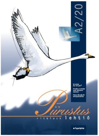 Piirustuslehtiö A2/20 120g PAPERIPISTE - Piirustus ja taiteilija paperit - 102515 - 1