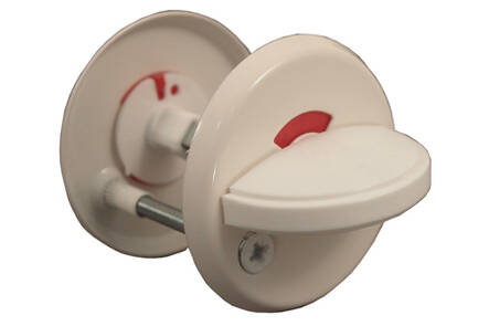 Wc-vääntönuppi 112 st/valkoinen - Pientarvikkeet - 134825 - 1