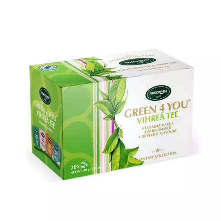 Tee NORDQVIST Green 4 You Vihreä Tee - Kahvit, teet ja kaakaot - 189475 - 1