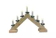Kynttelikkö puinen 7-led - Seasonal lights  - 180755 - 1