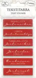 Tekstitarra Joulutervehdykset - Stickers and sticker books - 186285 - 1