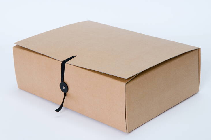 Arkistokotelo A4/10cm nappi+nauha - Archive Covers - 110215 - 1