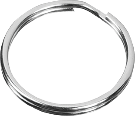 Avainrengas 20mm, hopea - Craft supplies - 140785 - 1