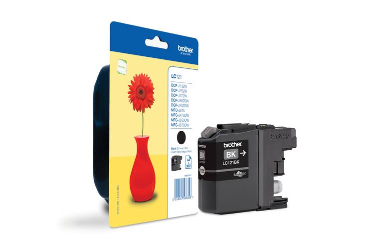 BROTHER LC121BK mustesuihku - Brother inkjet cartridges - 132265 - 1