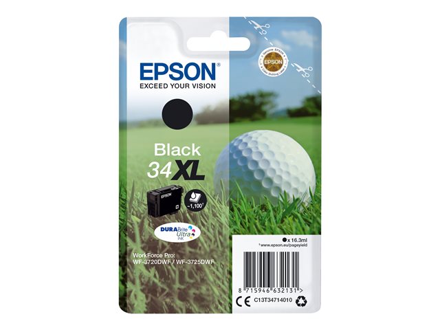EPSON 34XL mustesuihku - Epson inkjet cartridges - 154775 - 1