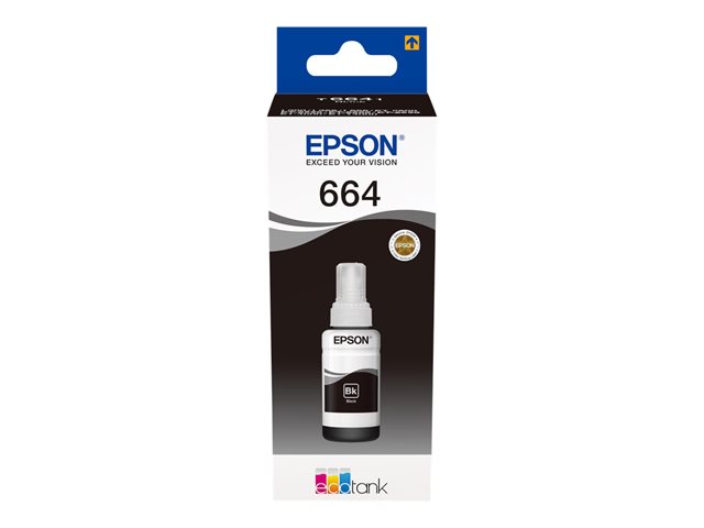 EPSON T6641 mustesuihku pullo - Epson inkjet cartridges - 153675 - 1