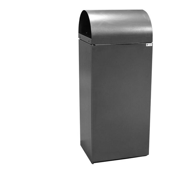 Jäteastia 150L Kaari PP RAL9005 - Trash, ash and waste bins - 164275 - 1