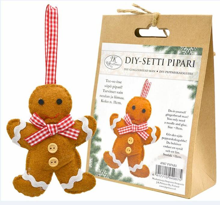 Koristepipari DIY-setti 11cm - Askartelutarvikkeet - 168365 - 1