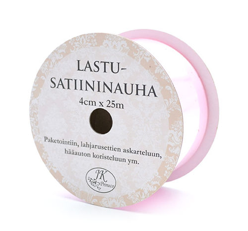 Lastusatiininauha 4cmx25m - Askartelutarvikkeet - 160205 - 1