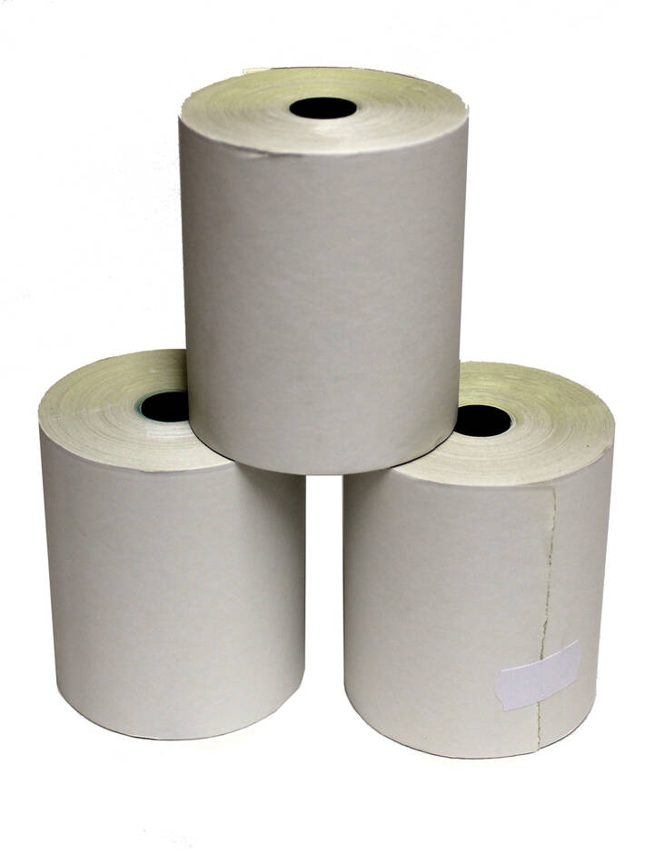 Maksupääterulla 76x70x12mm (22m) - Cash Register and POS Rolls 2-ply - 102355 - 1