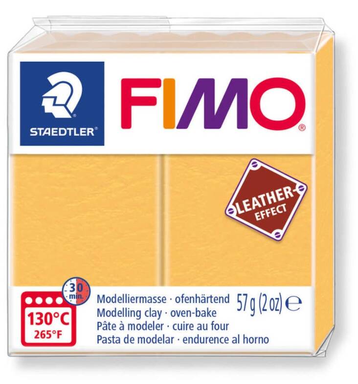 Muovailuvaha nahkaefekti FIMO 57g - Craft supplies - 159855 - 1