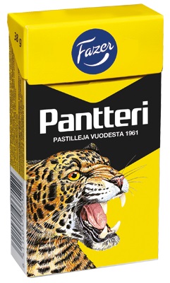 Pantteri Salmiakki 38g FAZER - Makeiset - 154715 - 1