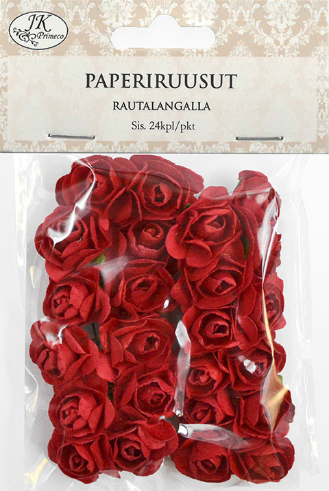 Paperiruusu 24kpl/pss - Craft supplies - 157795 - 1