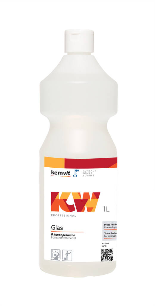 Puhdistusaine 1L KW Glas - Lasi ja peili - 160625 - 1