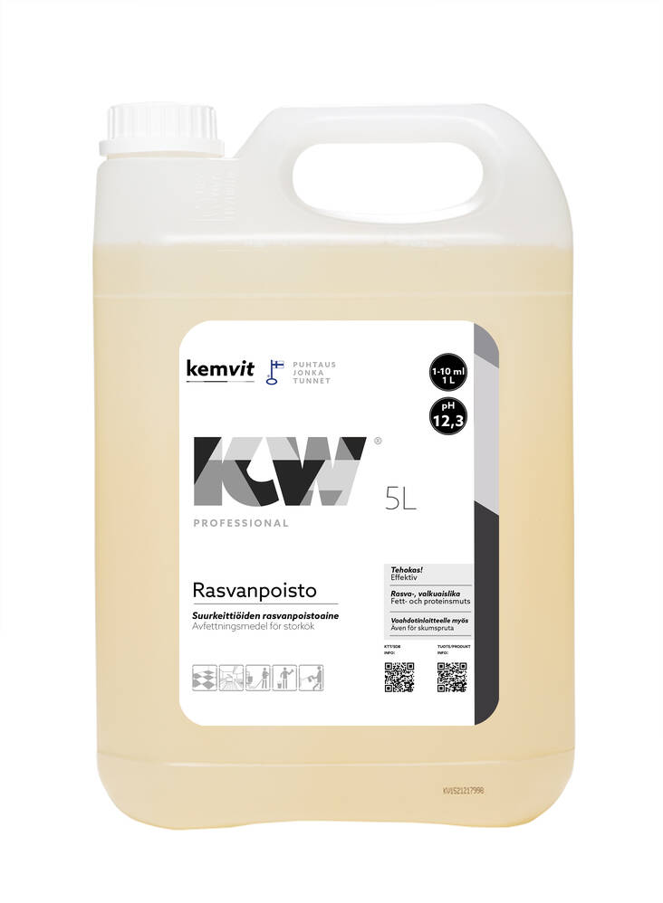 Rasvanpoistoaine 5L KW - Grease and stubborn dirt removers - 151775 - 1