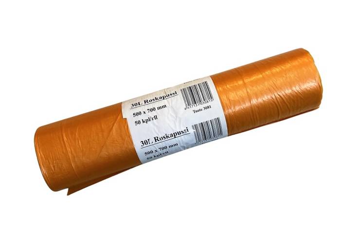 Roskapussi 30L LD-PE kierrätetty - Garbage bags - 176815 - 1