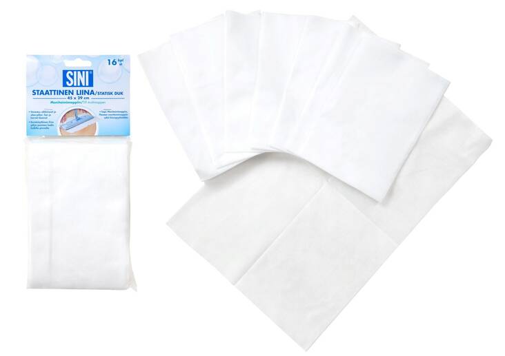 Staattinen liina 45x29cm SINI - Lattiapyyhkeet - 149605 - 1