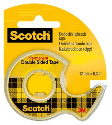 Teippi 12mm/6,3m SCOTCH 136D - Double-sided Tapes and Mounting Adhesive - 104555 - 1