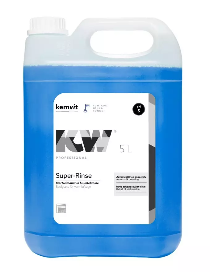 Huuhteluaine 5L KW Super-Rinse - Astianpesuaineet ja keittiön puhtaus - 187805 - 1