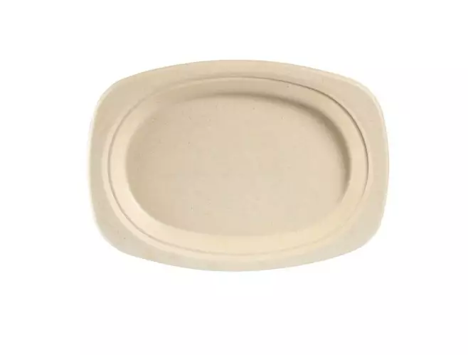 Kuitulautanen ovaali 23cm DUNI - Disposable plates and bowls - 189165 - 1