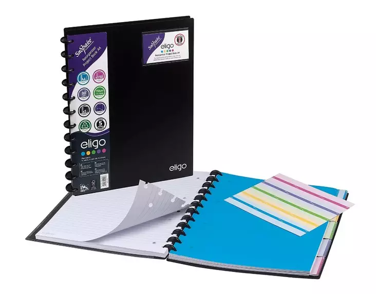 Muistikirja A4 SNOPAKE Eligo Reorganiser - Office Notebooks - 182055 - 1