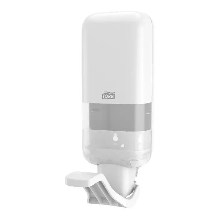 Valkoinen, muovi, kyynärpääpainikkeella - Hand and body wash - 183735 - 1