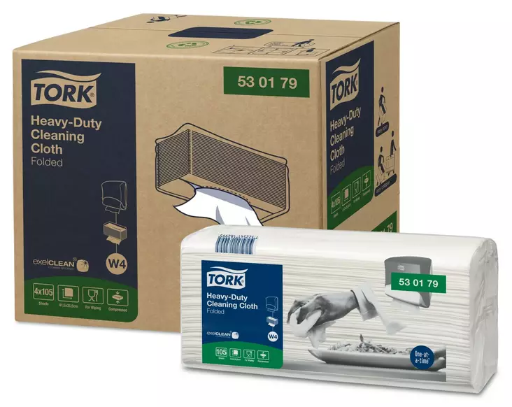 Puhdistusliina TORK Premium W4 530 - Non-woven cloths and dispensers - 113225 - 2