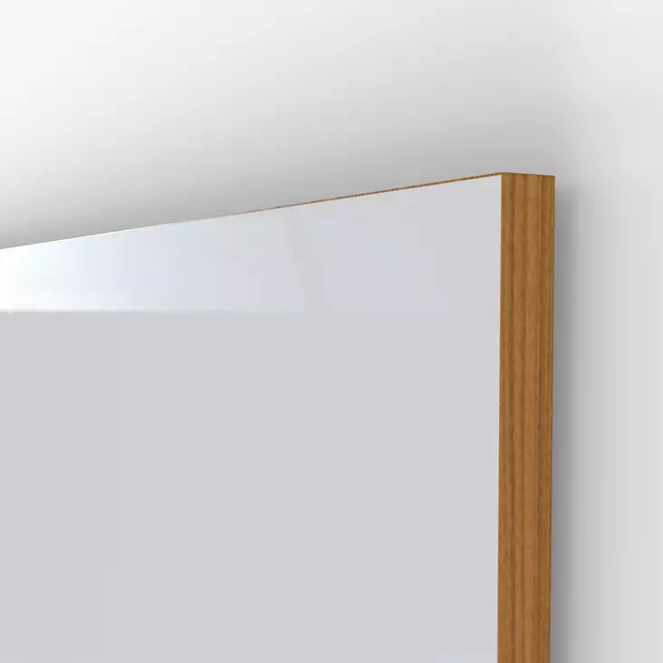 Teräsemalipinta, nauhoitettu puureuna - Whiteboards and Noticeboards - 187945 - 1