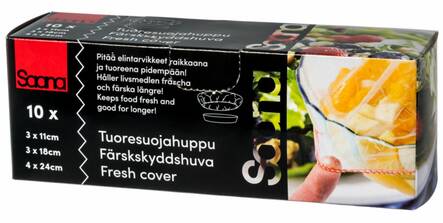 Tuoresuojahuppu SAANA, sis. eri kokoja - Elintarvikepaperit ja -pussit - 164746 - 1