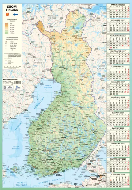 Julistekalenteri 2027 - Wall calendars - 189466 - 1