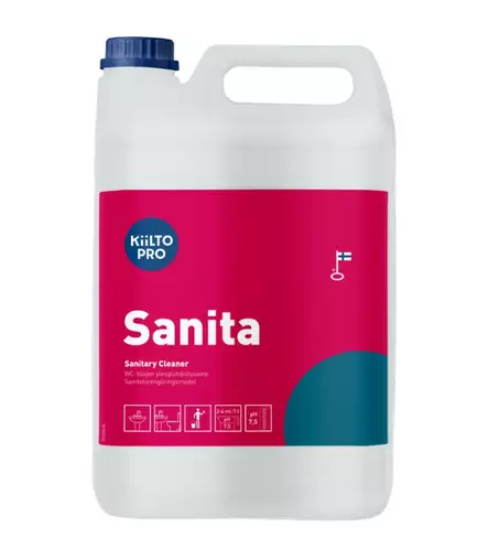 Saniteettipuhdistusaine 5L KIILTO Sanita - Sanitary area cleaning products - 162786 - 1