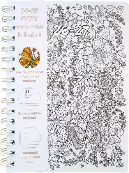 Cozy A5 2026-2027 lukuvuosikalenteri - Lukuvuosikalenterit - 188286 - 1