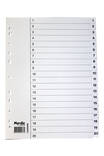 Rekisteri 1-20 A4 kartonki - Index dividers, cardboard - 102096 - 1