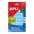 Tarraetiketti 12x18mm APLI - Labels, Printing Cards, and Label Films - 167546 - 1
