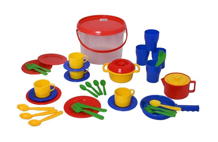 Astiastosetti Iso 39-osaa PLASTO - Toys - 174306 - 1